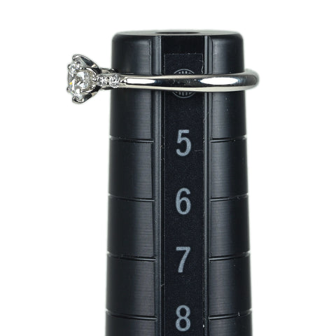 【中古】FOULASON フレゾン PT950 DIAMOND ダイヤモンドリング 0.344ct D VVS1 3EX 3g #4