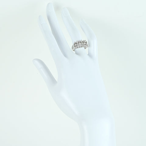 【中古】PT900 DIAMONDダイヤモンドリング D1.00ct 7.6g #12
