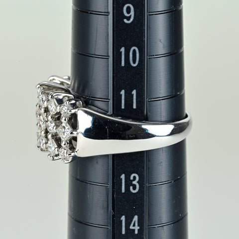 【中古】PT900 DIAMONDダイヤモンドリング D1.00ct 7.6g #12