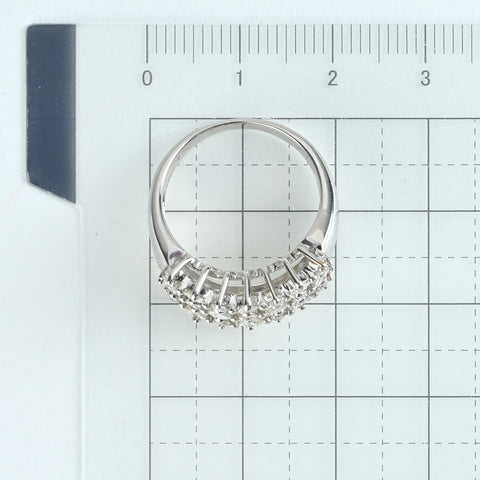 【中古】PT900 DIAMONDダイヤモンドリング D1.00ct 7.6g #12