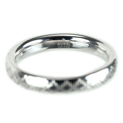 【中古】GUCCI グッチ 18WGディアマンティッシマリング 4.9g #14