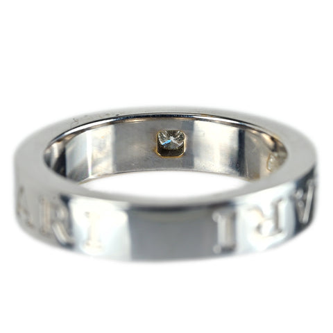 【中古】BVLGARI ブルガリ K18WG ビーゼロワンエッセンシャルバンドリング ワンダイヤ 5.9g #6.5 ONE PRICE