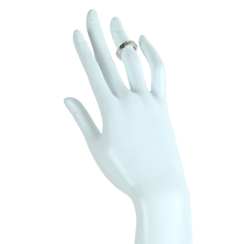 【中古】BVLGARI ブルガリ K18WG ビーゼロワンエッセンシャルバンドリング ワンダイヤ 5.9g #6.5 ONE PRICE