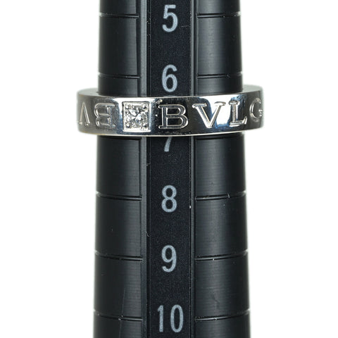 【中古】BVLGARI ブルガリ K18WG ビーゼロワンエッセンシャルバンドリング ワンダイヤ 5.9g #6.5 ONE PRICE