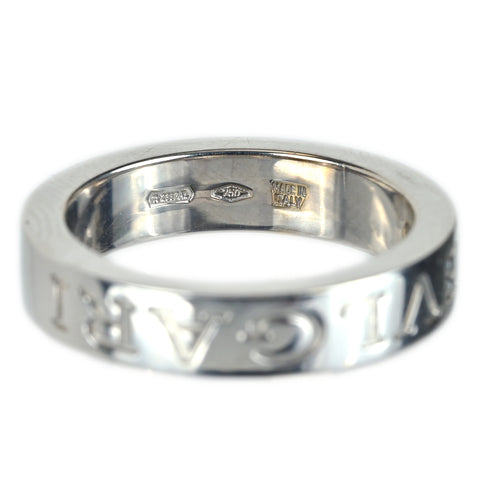 【中古】BVLGARI ブルガリ K18WG ビーゼロワンエッセンシャルバンドリング ワンダイヤ 5.9g #6.5 ONE PRICE