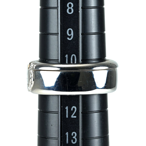 【中古】OMEGA K18WG マイチョイス ダイヤモンド セットリング 15.2g #10.5
