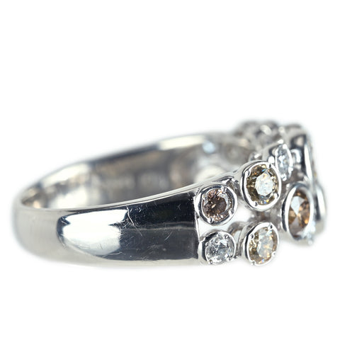【中古】KASHIKEYカシケイ PT900 ダイヤモンドリング D1.40ct 7.7g #14.5