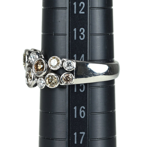 【中古】KASHIKEYカシケイ PT900 ダイヤモンドリング D1.40ct 7.7g #14.5