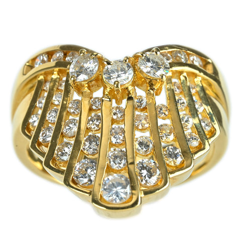【中古】K18YG DIAMONDダイヤモンドリング D1.26ct 9.7g #13.5