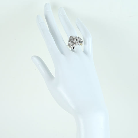 【中古】PT900 DIAMONDダイヤモンドリング 0.83ct D1.95ct 9.9g #11