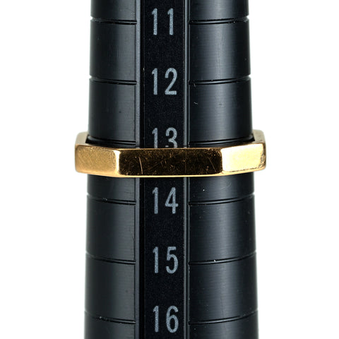 【中古】GUCCI グッチ K18PGオクタゴナル リング 3.2g #13