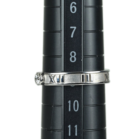 【中古】T&Co ティファニー K18WG アトラス ダイヤモンドリング 2.9g #9