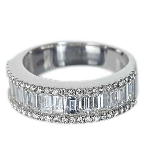 K18WG DIAMONDダイヤモンドリング D2.09ct 5.7g #13.5