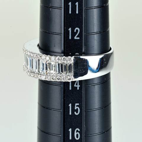 K18WG DIAMONDダイヤモンドリング D2.09ct 5.7g #13.5