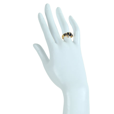 【中古】K18YG SAPPHIRE サファイアリング 4g #13