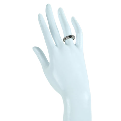 【中古】PT900 アレキサンドライトリング A0.22ct D0.50ct 中央宝石研究所ソーティング 6.7g #12
