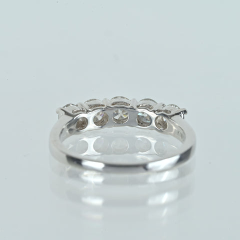 【中古】K18WG DIAMOND ダイヤモンドリング D1.13ct GGC鑑別書 3.1g #12
