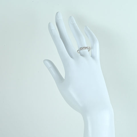【中古】K18WG DIAMOND ダイヤモンドリング D1.13ct GGC鑑別書 3.1g #12