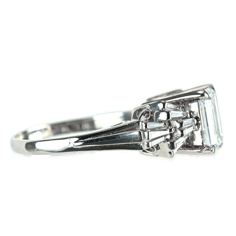 【中古】MIKIMOTO ミキモト PT900 DIAMOND ダイヤモンドリング 1.467ct E VS1 d0.38ct 6.1g #12
