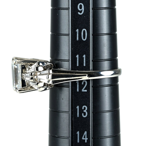 【中古】MIKIMOTO ミキモト PT900 DIAMOND ダイヤモンドリング 1.467ct E VS1 d0.38ct 6.1g #12