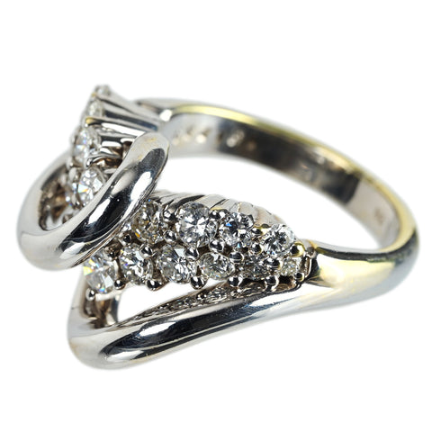 【中古】HOSEHESS ホセ ヘス K18WG DIAMOND ダイヤモンドリング D1.39ct 15.6g #14