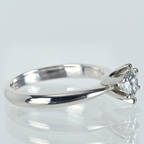 【中古】PT900 DIAMONDダイヤモンドリング 0.597ct Gカラー SI1クラス Goodカット 4.7g #11