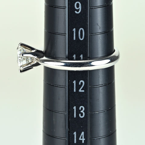 【中古】PT900 DIAMONDダイヤモンドリング 0.597ct Gカラー SI1クラス Goodカット 4.7g #11