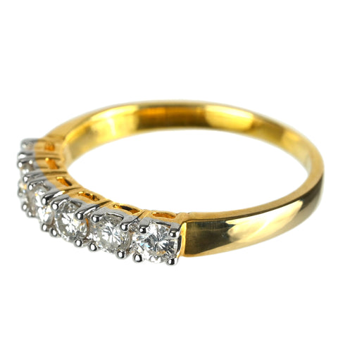 【中古】K18 DIAMOND ダイヤモンド リング D0.53ct 2.5g #12