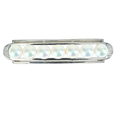 [Used] PT900 AKOYA PEARL OBIDOME Akoya pearl obidome P7.0mm D0.06ct 17.9g