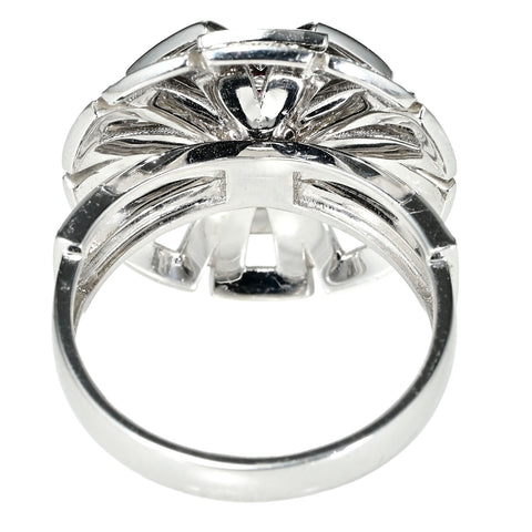 【中古】K18WG RUBY RING ルビーリング R0.71ct D1.02ct 8.4g #13