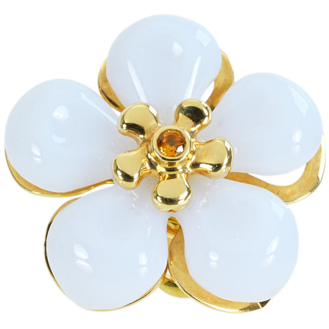 【中古】DIOR ディオール K18YG YELLOW SAPPHIRE RING イエローサファイア/カルセドニーリング 39.1g #10 ONE PRICE