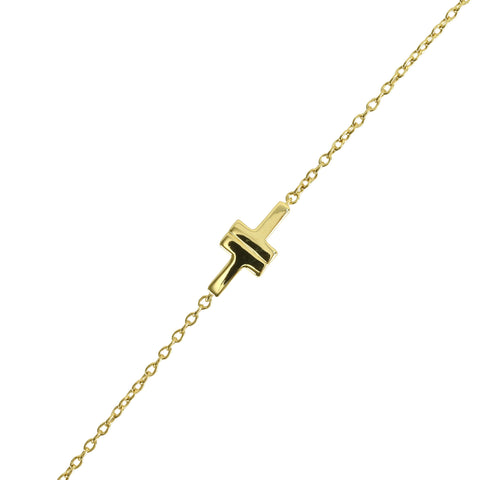 【中古】T＆Co ティファニー K18YG T TWO ブレスレット 2.9g ONE PRICE