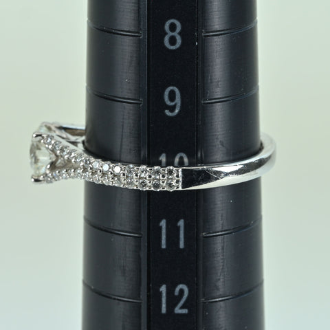【中古】PT900 DIAMOND RING ダイヤモンドリング 0.50ct D0.25ct 3.4g #10