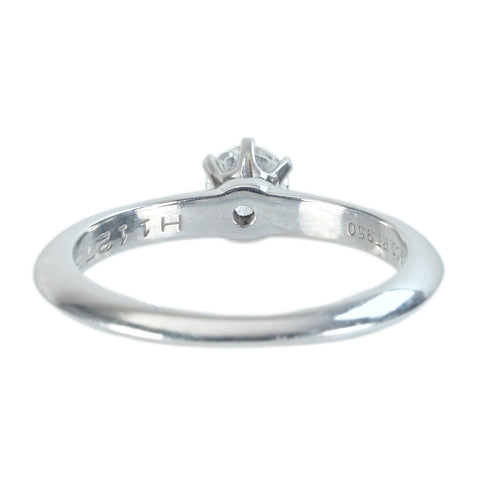 【中古】T＆Co ティファニー PT950 DIAMONDダイヤモンドソリティアリング 0.24ct 3.3g #7 ONE PRICE