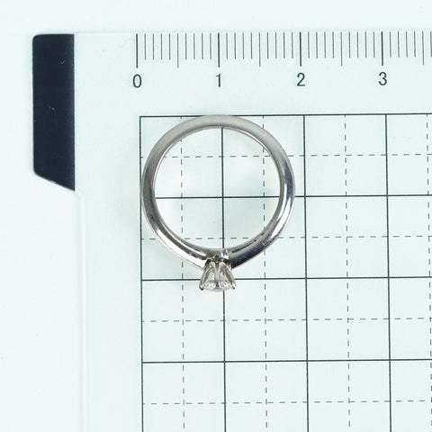 【中古】T＆Co ティファニー PT950 DIAMONDダイヤモンドソリティアリング 0.24ct 3.3g #7 ONE PRICE