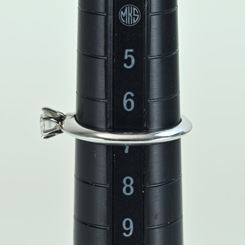 【中古】T＆Co ティファニー PT950 DIAMONDダイヤモンドソリティアリング 0.24ct 3.3g #7 ONE PRICE