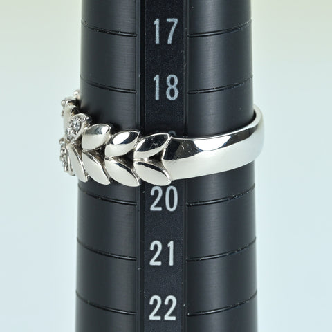 【中古】PT900 DIAMOND ダイヤモンドリング D0.27ct 9.1g #19