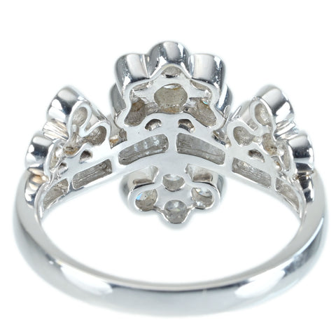 【中古】K18WG DIAMOND RING ダイヤモンドリング D0.96ct 5.8g #12