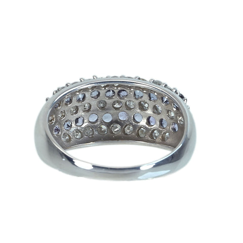 【中古】K18WG ALEXANDRITE RING アレキサンドライト ダイヤモンドリング A1.00ct D0.80ct 5.6g #15