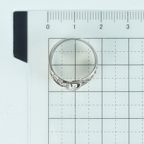 [Used] PT900 DIAMOND Ring D0.27ct 5.7g #10 