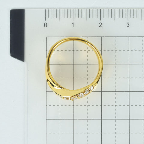 【中古】MONNICKENDAM モニッケンダム K18YG DIAMOND ダイヤモンドリング D0.54ct 5.0g #15ONE PRICE