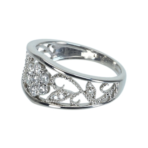 [Used] PT900 DIAMOND Ring D0.31ct 5.3g #12 