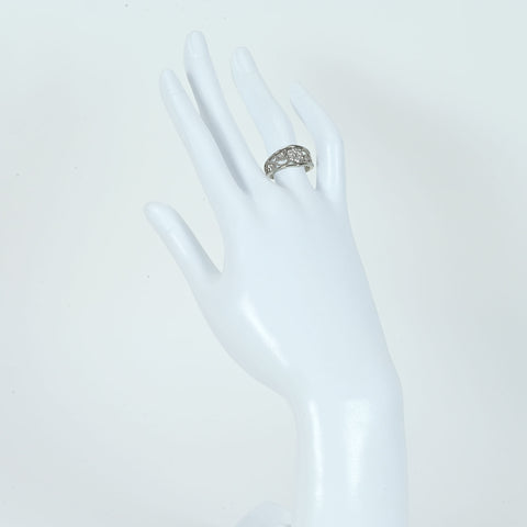 [Used] PT900 DIAMOND Ring D0.31ct 5.3g #12 