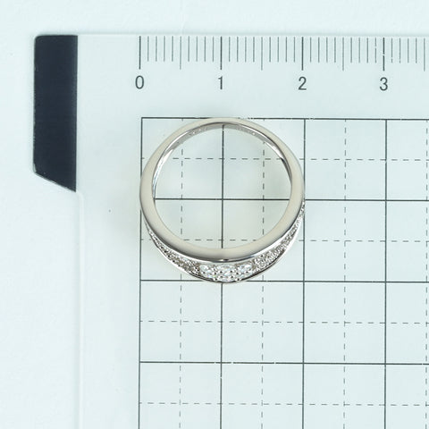 [Used] PT900 DIAMOND Ring D0.31ct 5.3g #12 