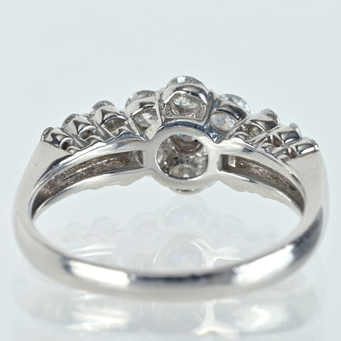 【中古】PT900 DIAMONDダイヤモンドリング D1.00ct 4.9g #13