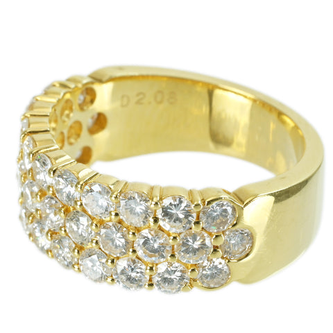 【中古】K18YG DIAMOND RINGダイヤモンドリング D2.08ct 鑑別書 8.1g #12.5