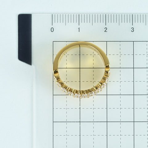 【中古】K18YG DIAMOND RINGダイヤモンドリング D2.08ct 鑑別書 8.1g #12.5