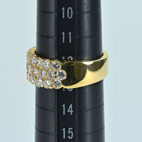 【中古】K18YG DIAMOND RINGダイヤモンドリング D2.08ct 鑑別書 8.1g #12.5