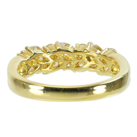 【中古】QUEEN（平和堂貿易） K18YG ダイヤモンドリング D1.28ct  6.8g #15