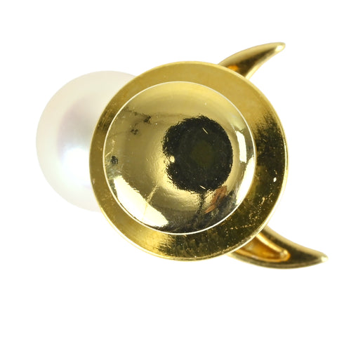 [Pre-owned] MIKIMOTO K18YG AKOYA PEARL BROACH, 7.2mm, 2.9g, ONE PRICE